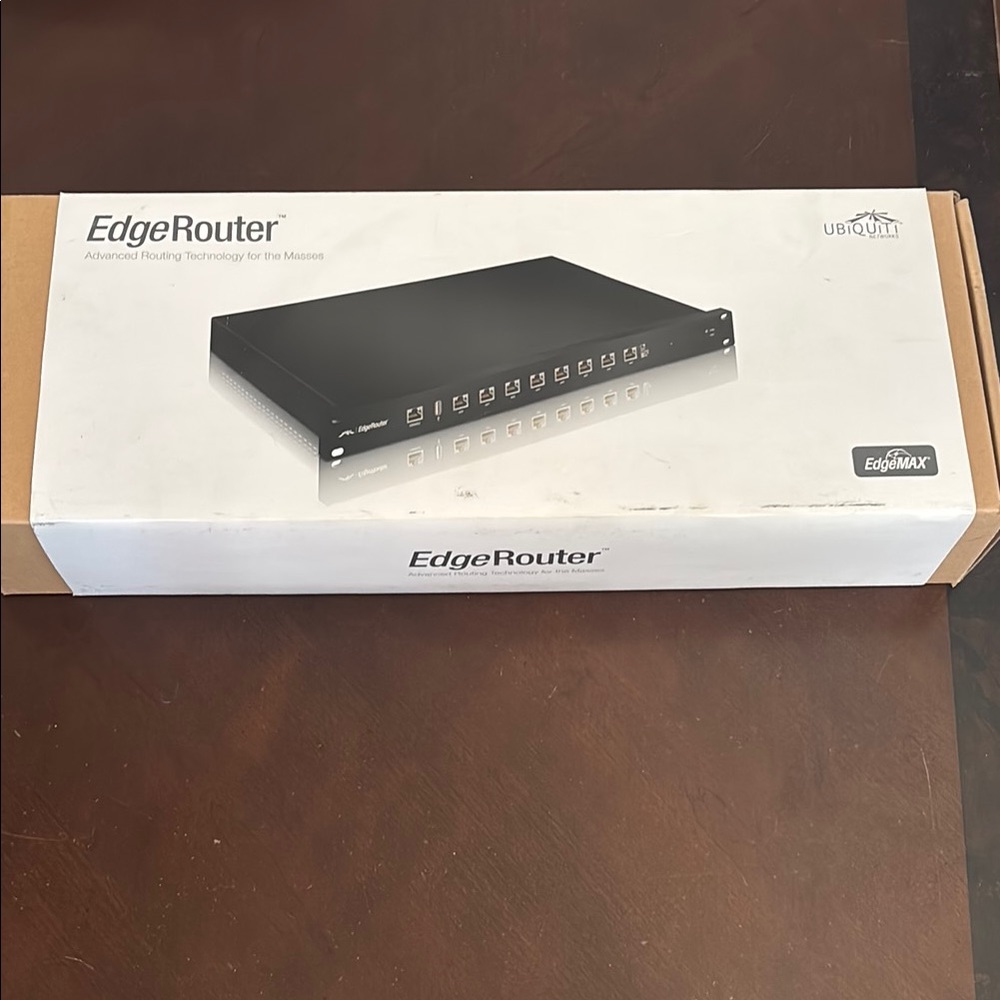 Ubiquiti Black Wired Router Professional-Grade Networking